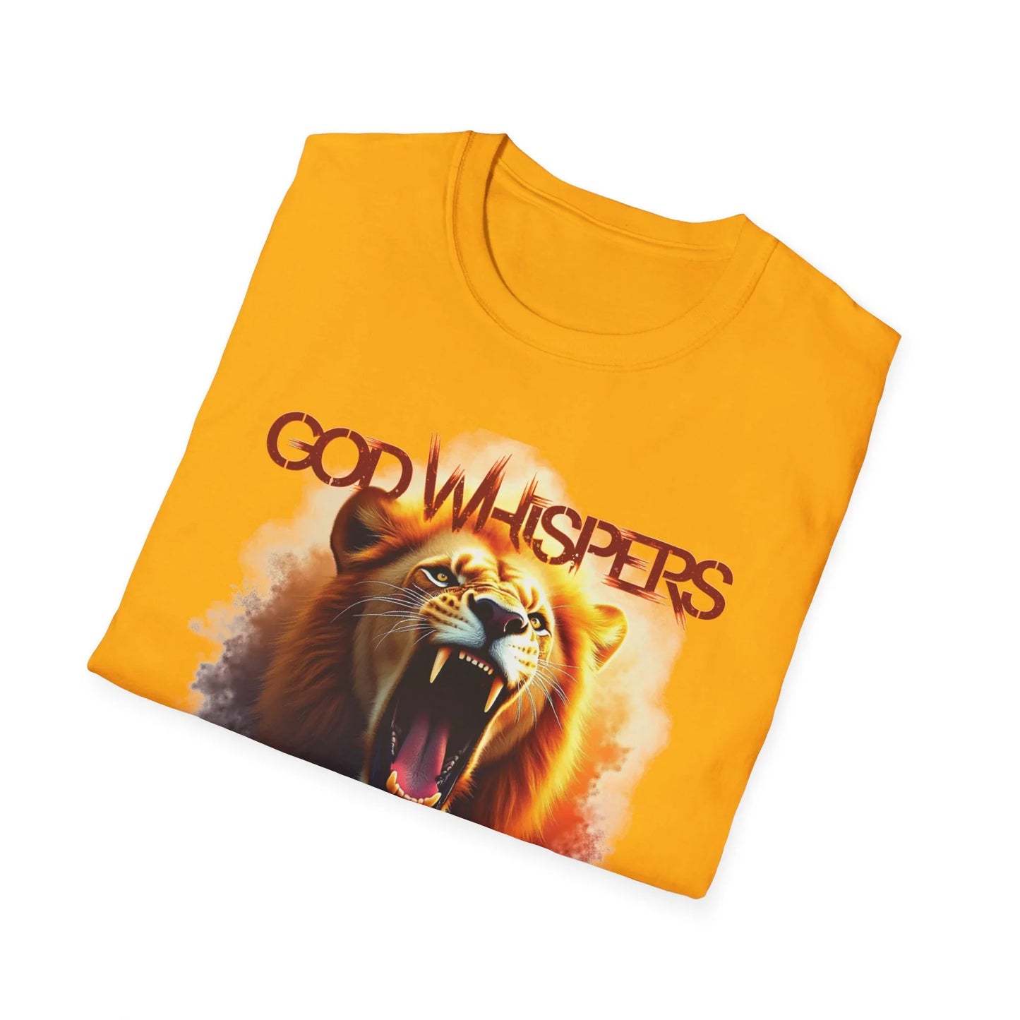 God Whispers Then I Roar Lion Of Zion T-Shirt