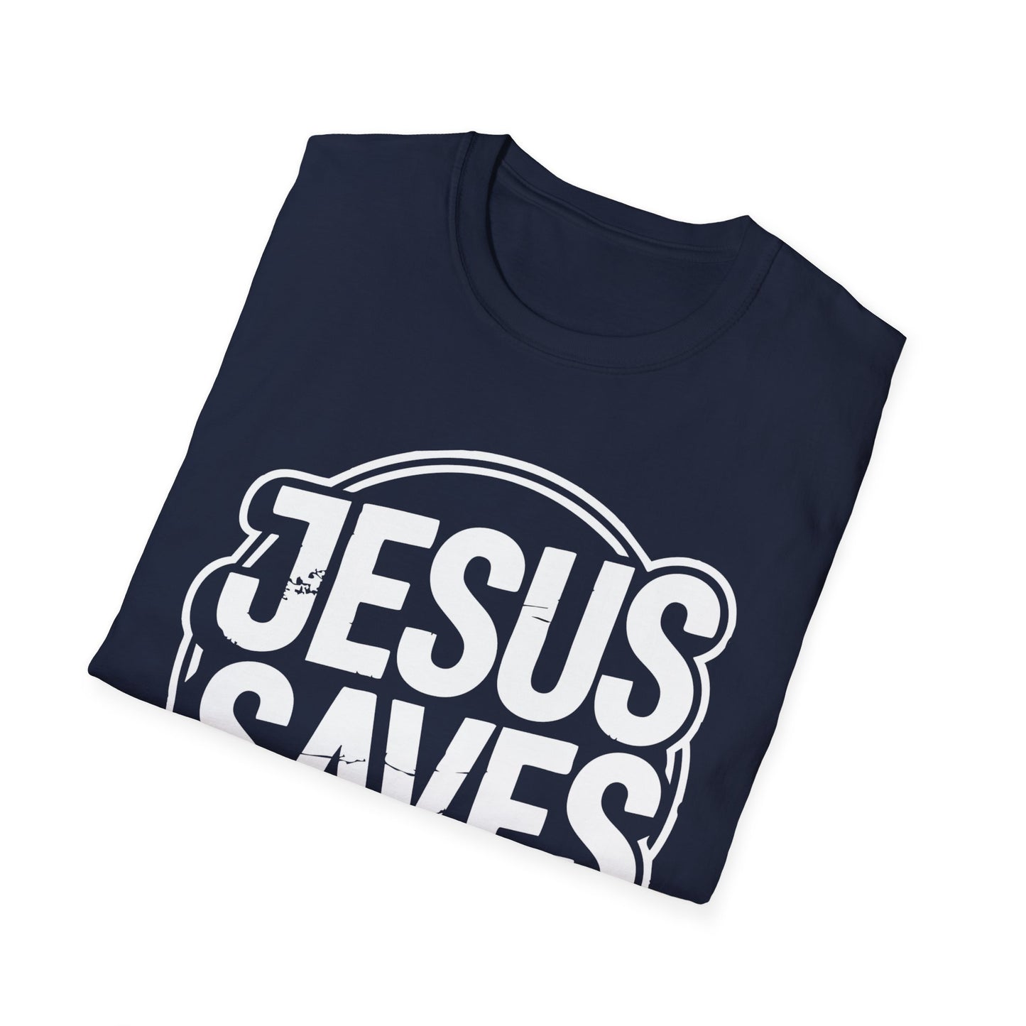 Jesus Saves John 3:16 Distressed T-Shirt