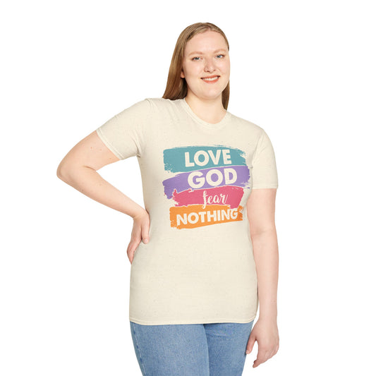 Love God Fear Nothing 90s Retro Design T-Shirt