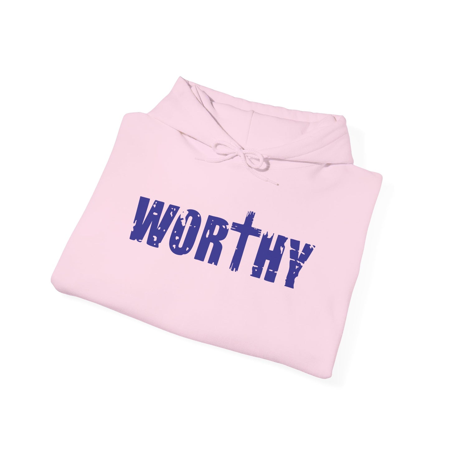 Worthy Inspirational Christian Hoodie — Faith-Based Scripture Sweatshirt