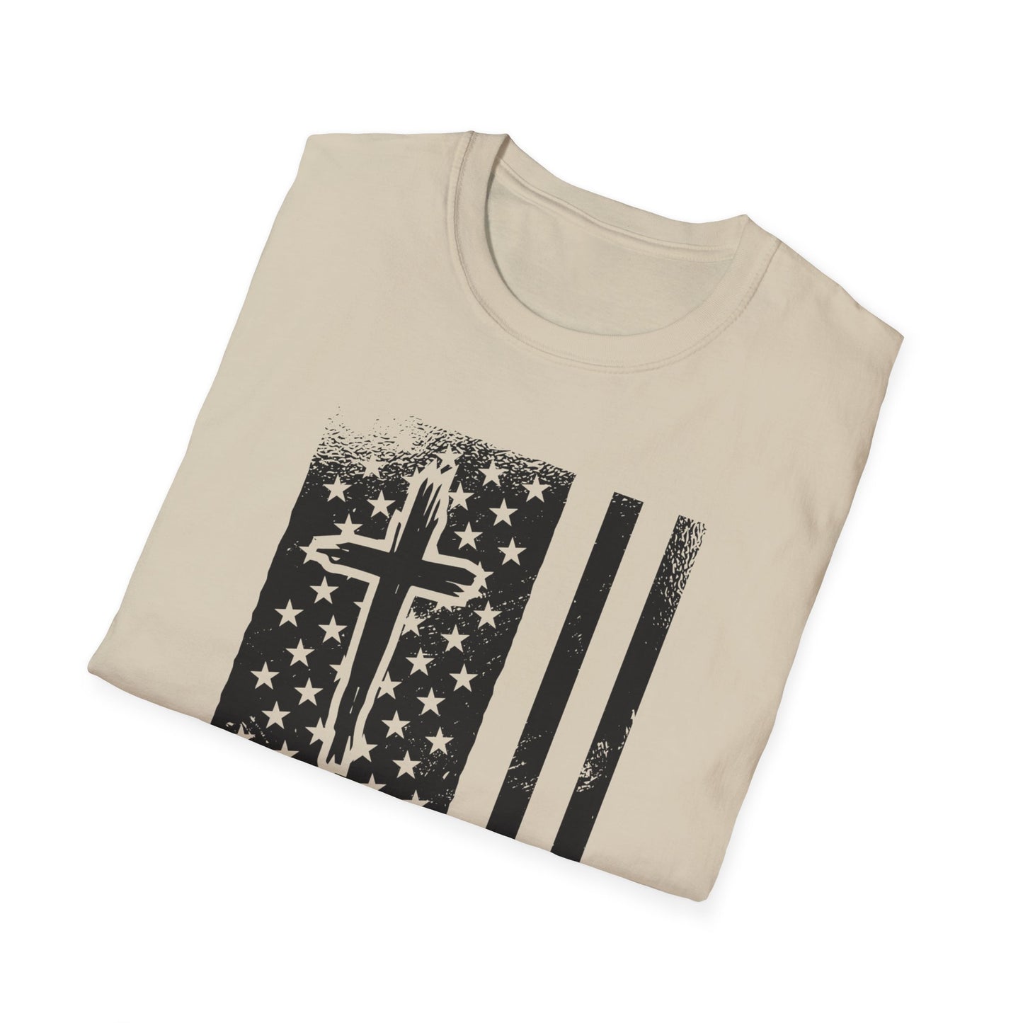 Cross And Flag Faith T-Shirt