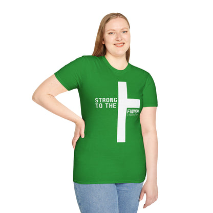 Strong to the Finish 2 Timothy 4:7 T-Shirt