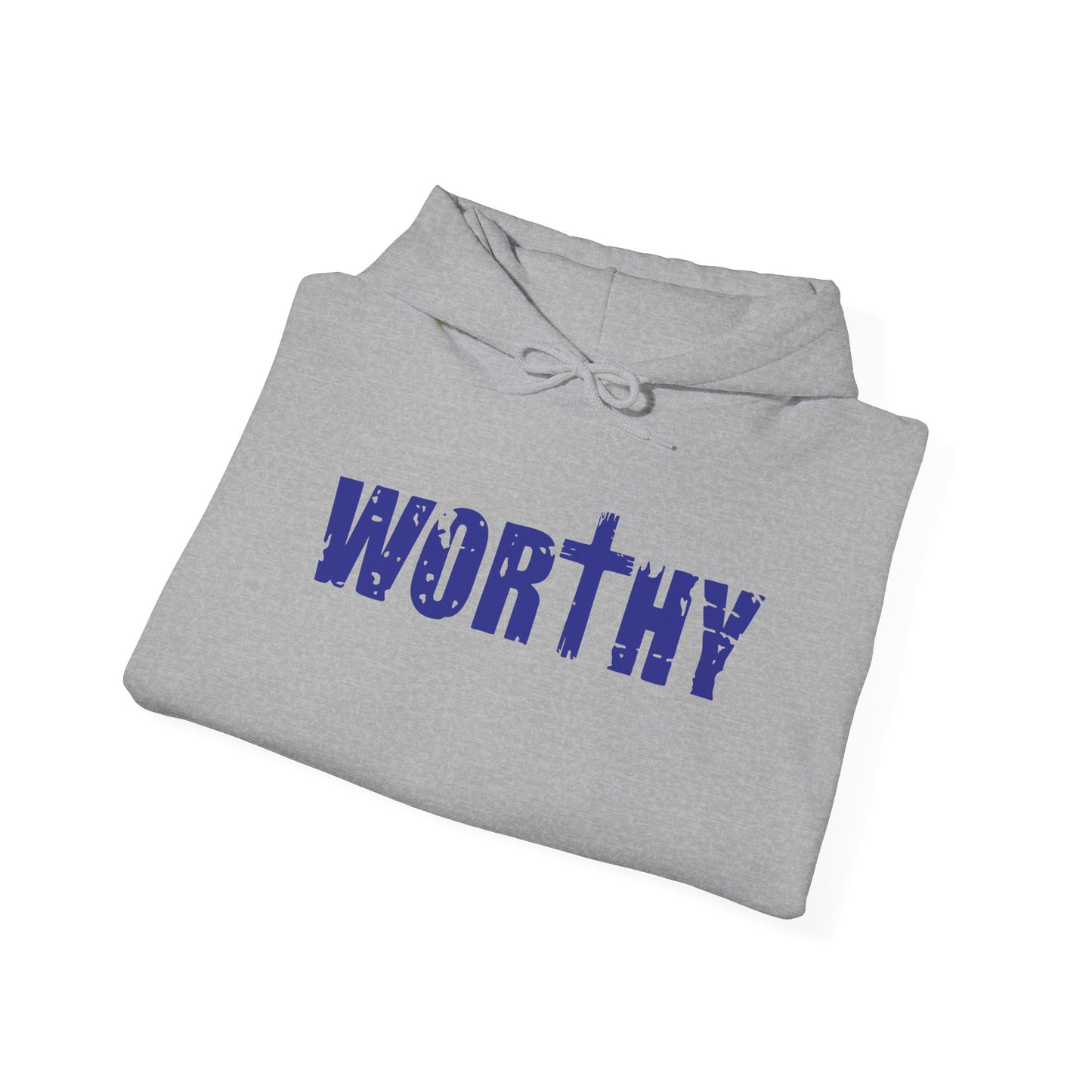 Worthy Inspirational Christian Hoodie — Faith-Based Scripture Sweatshirt