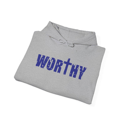 Worthy Inspirational Christian Hoodie — Faith-Based Scripture Sweatshirt