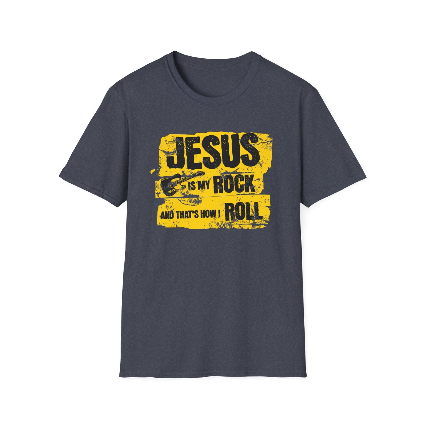 Jesus Is My Rock And That’s How I Roll - 90s Grunge Design T-Shirt