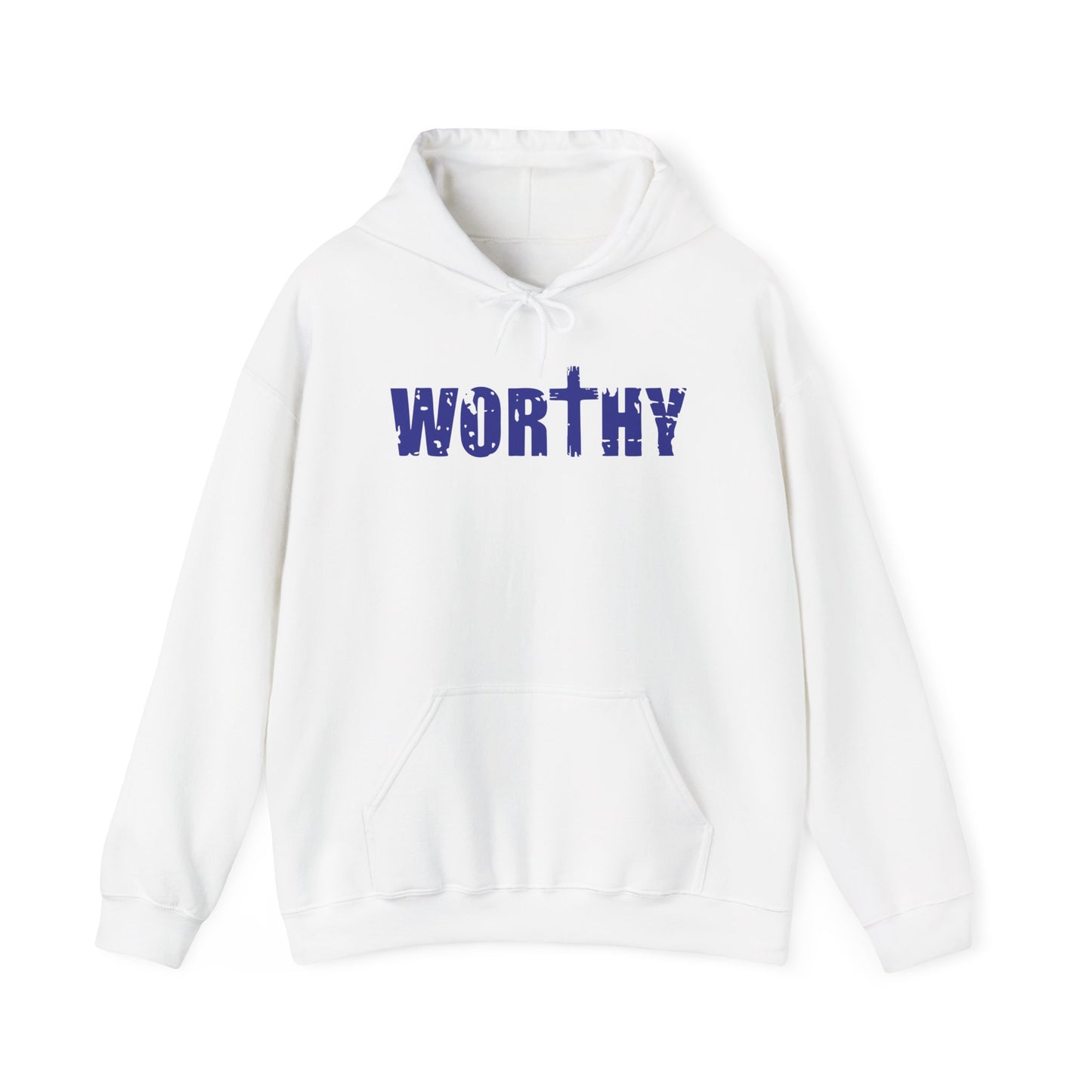 Worthy Inspirational Christian Hoodie — Faith-Based Scripture Sweatshirt
