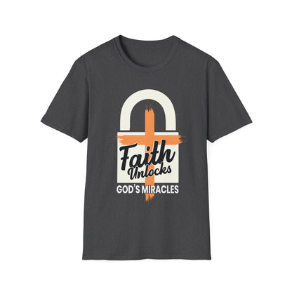 Faith Unlocks God's Miracles T-Shirt