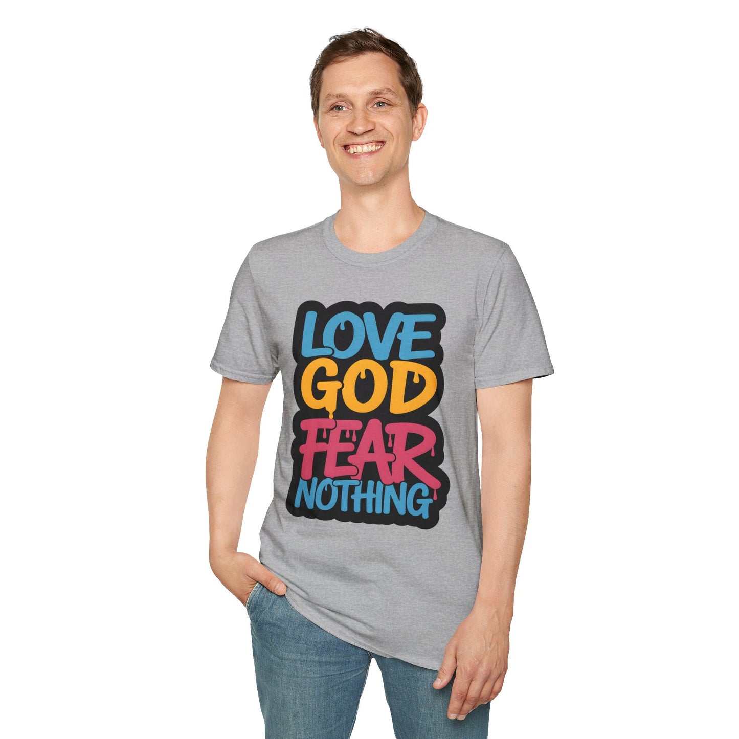 Love God Fear Nothing 90s Style T-Shirt