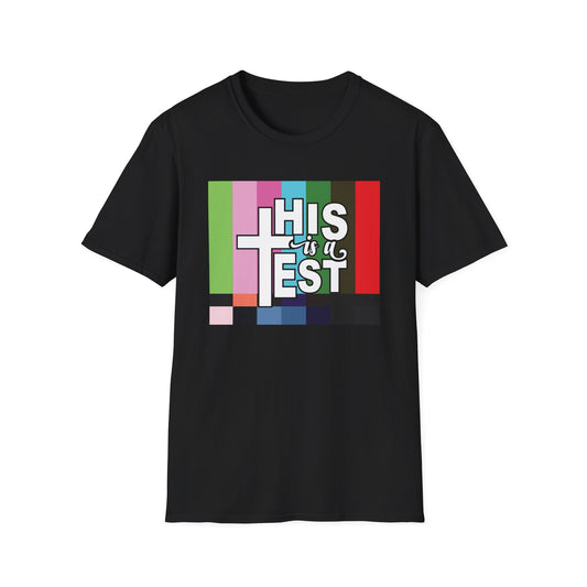 This Is A Test Retro TV Design T-Shirt