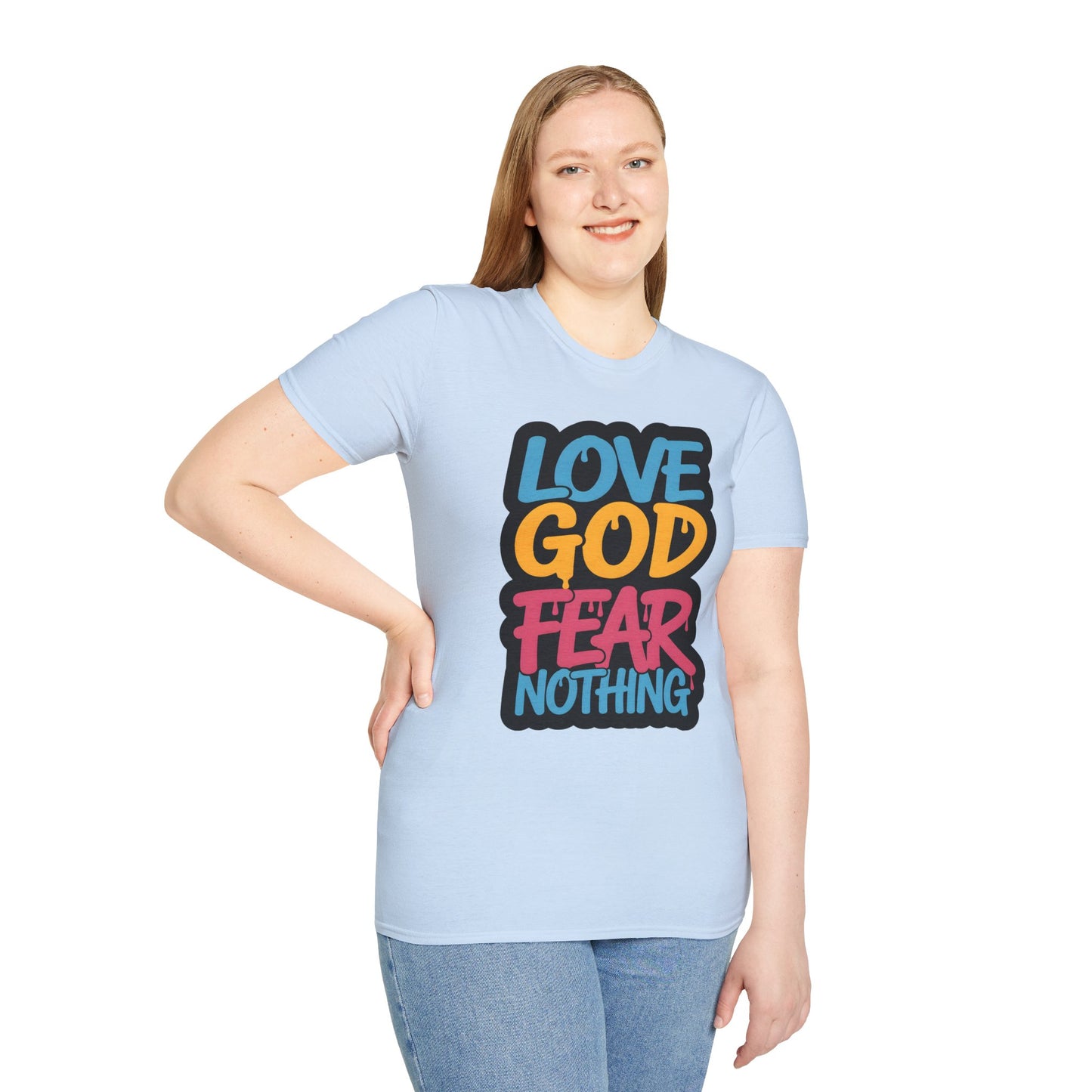 Love God Fear Nothing 90s Style T-Shirt
