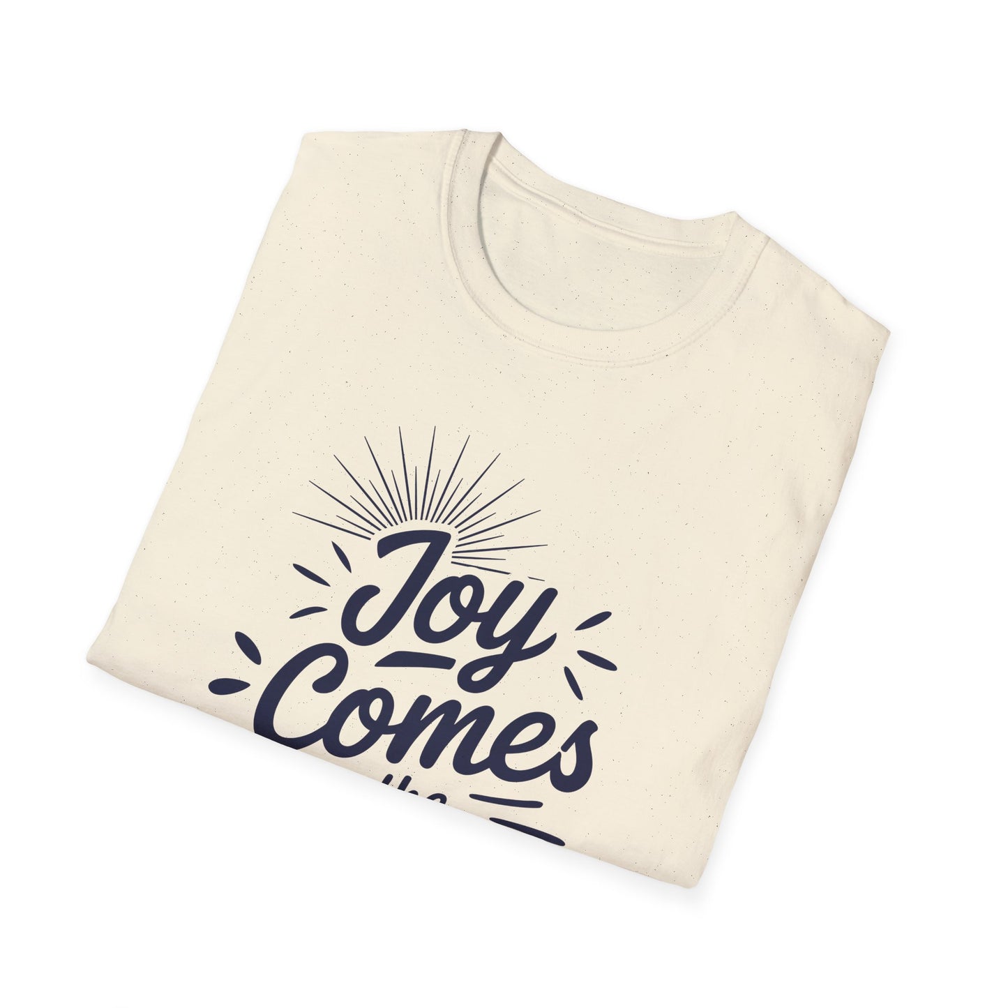 Joy Comes In The Morning - Psalm 30:5 Bible Verse T-Shirt