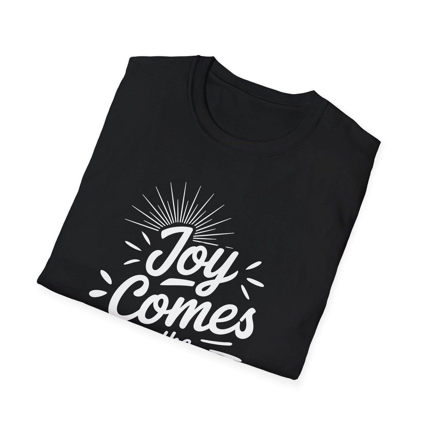 Joy Comes In The Morning - Psalm 30:5 Bible Verse T-Shirt