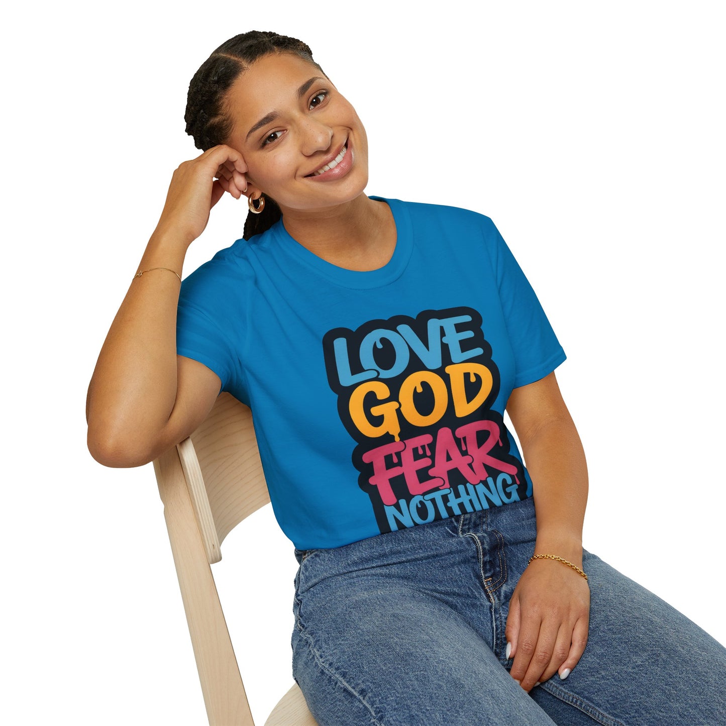 Love God Fear Nothing 90s Style T-Shirt
