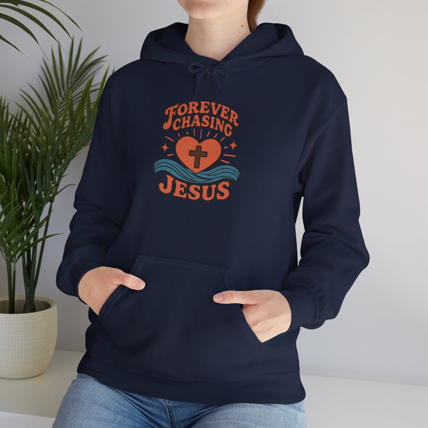 Forever Seeking Jesus — Christian Hoodie
