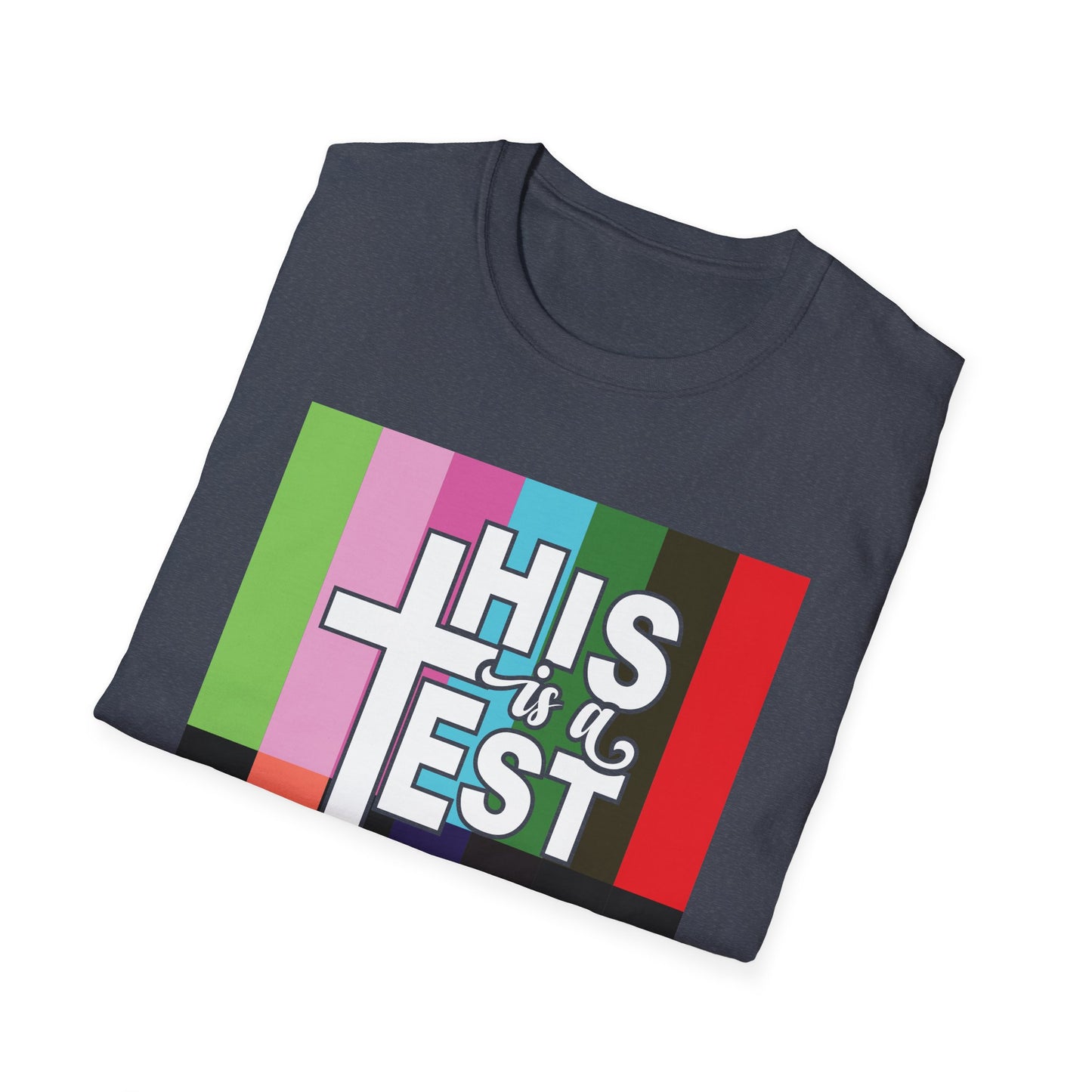 This Is A Test Retro TV Design T-Shirt