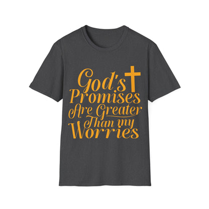 God Promises Are Greater Than My Worries Christian T-Shirt