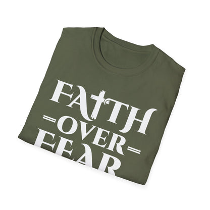 Faith Over Fear T-Shirt - Psalm 118:6 Bible Verse T-Shirt