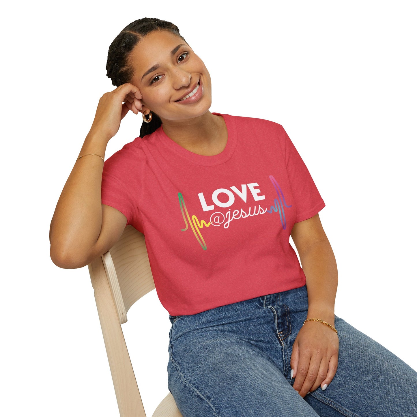 Love @Jesus Modern Design T-Shirt