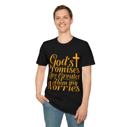 God Promises Are Greater Than My Worries Christian T-Shirt