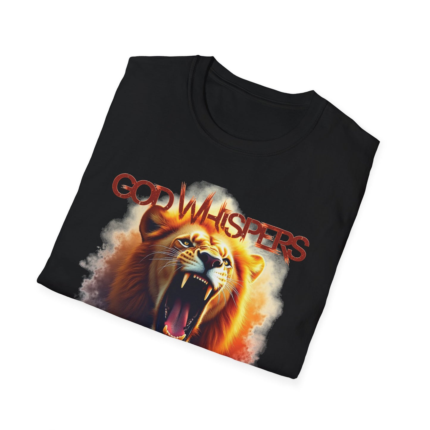 God Whispers Then I Roar Lion Of Zion T-Shirt