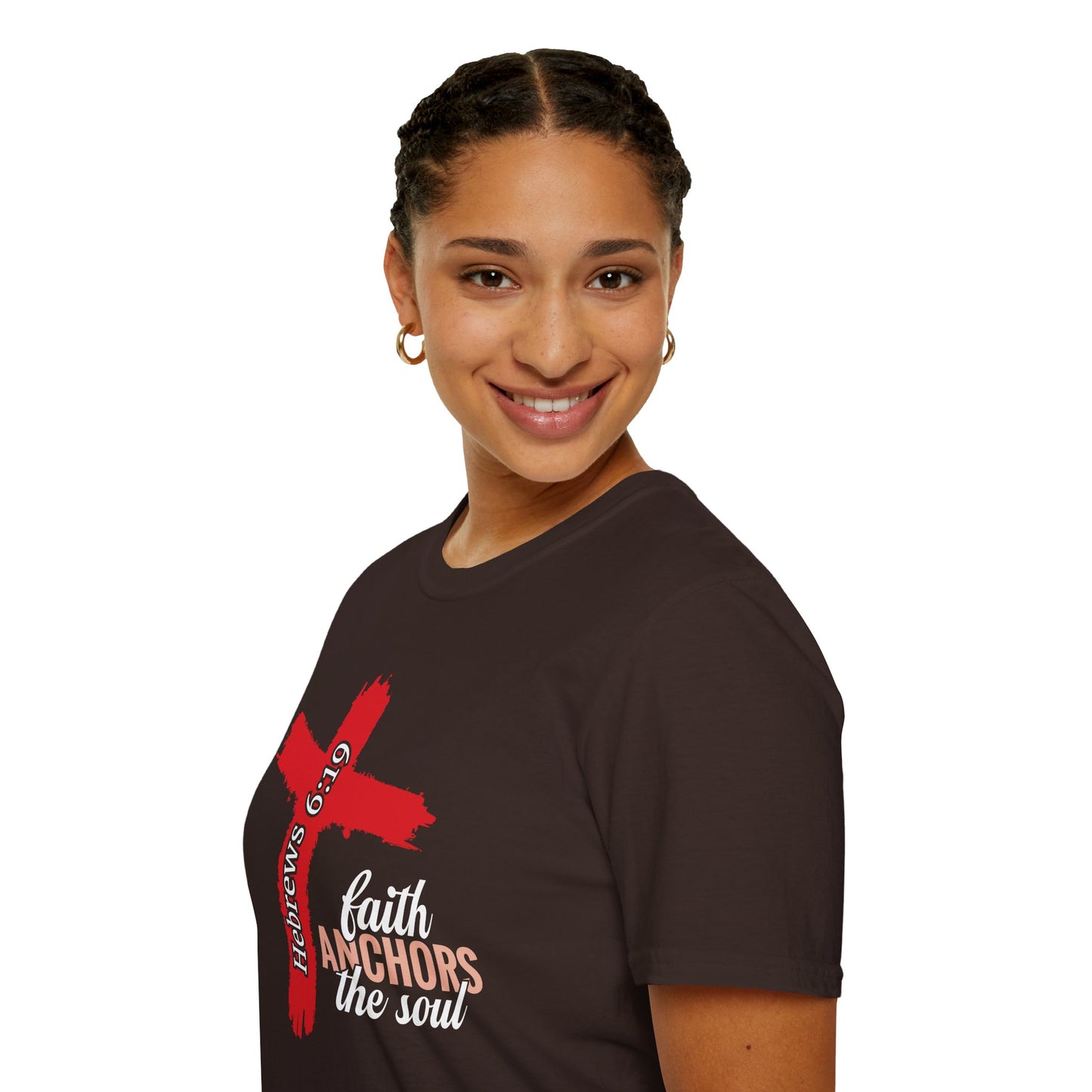 Faith Anchors The Soul - Hebrews 6:19 Bible Verse T-Shirt
