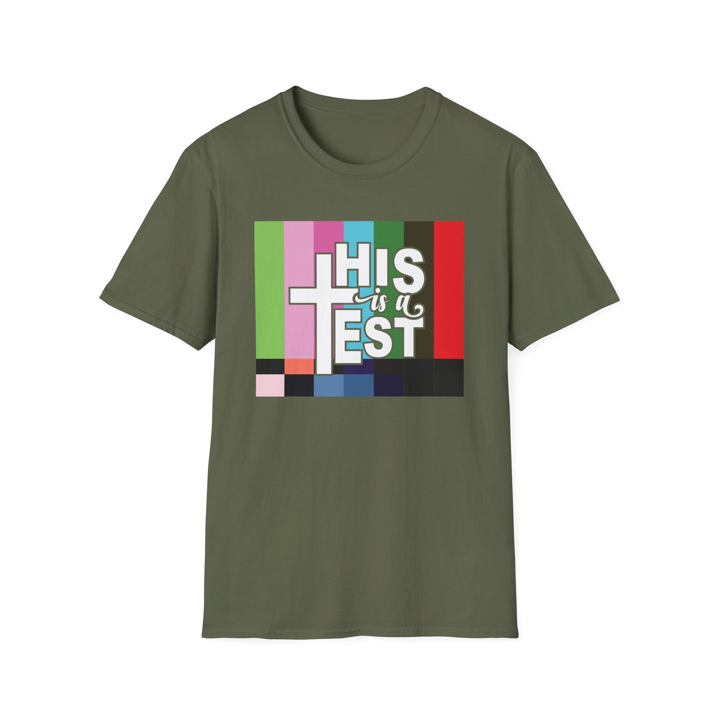 This Is A Test Retro TV Design T-Shirt