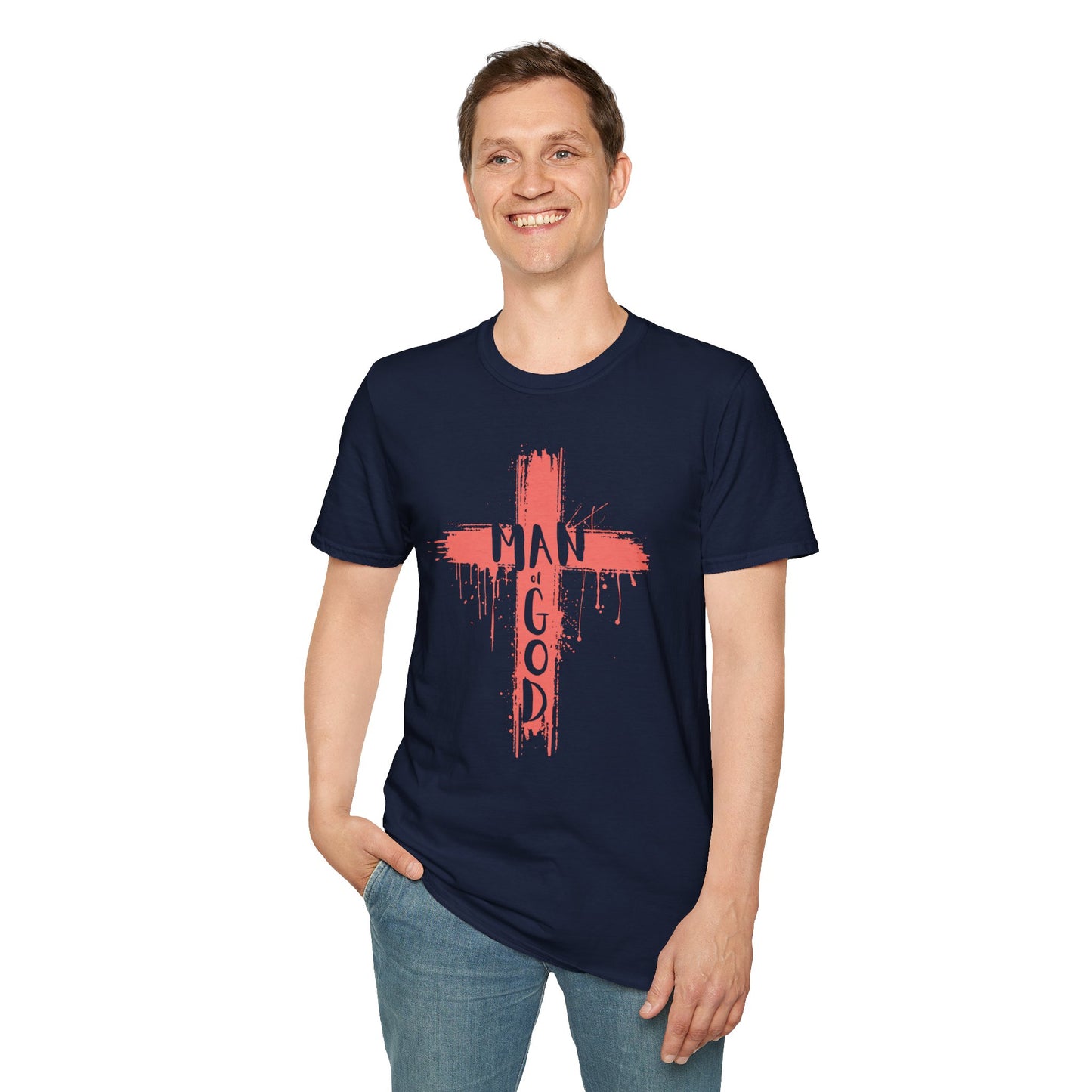 Man Of God Christian Men's T-Shirt