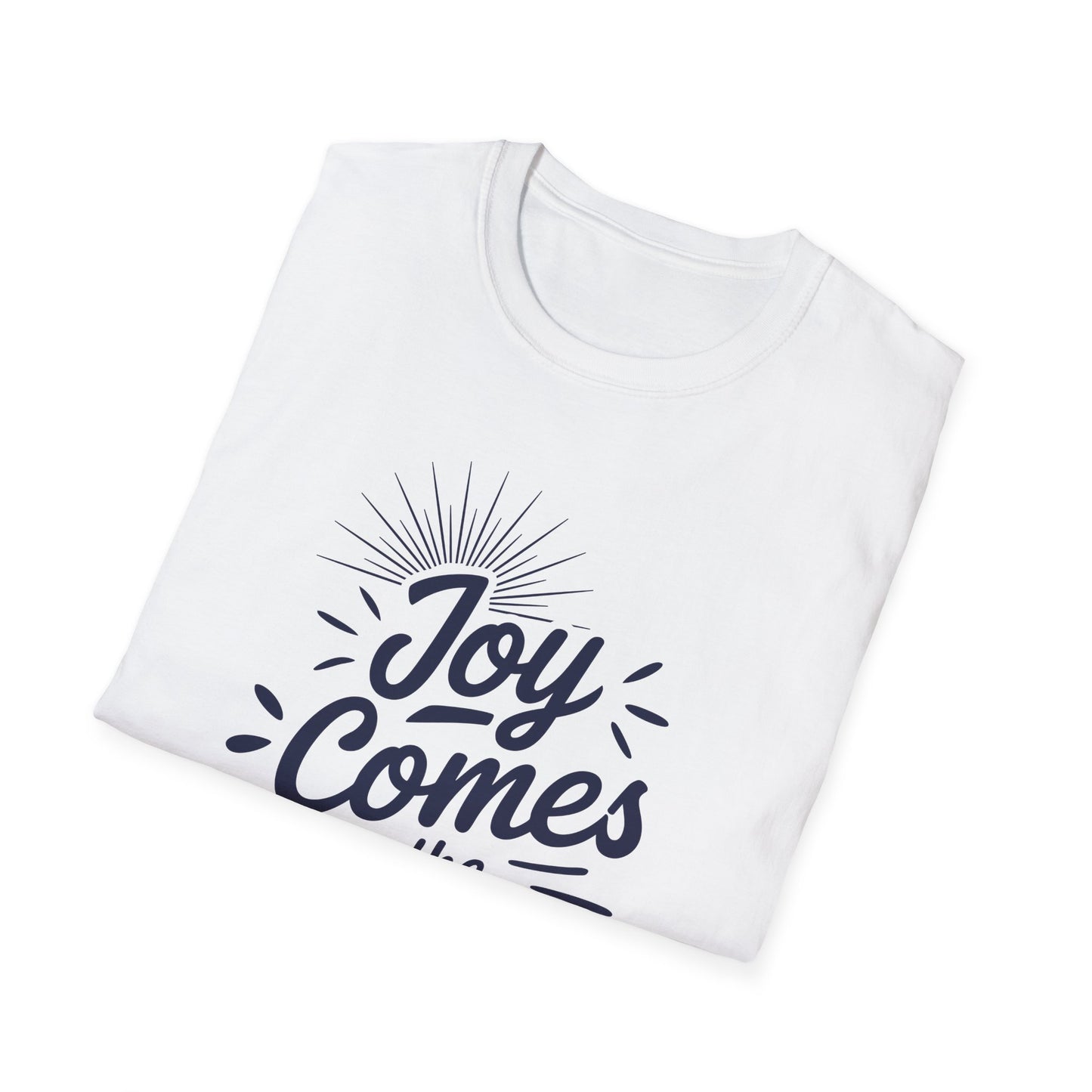 Joy Comes In The Morning - Psalm 30:5 Bible Verse T-Shirt