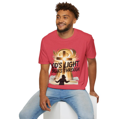 God’s Light Breaks Through Christian T-Shirt