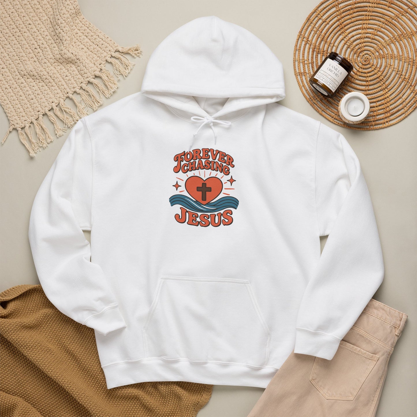 Forever Seeking Jesus — Christian Hoodie