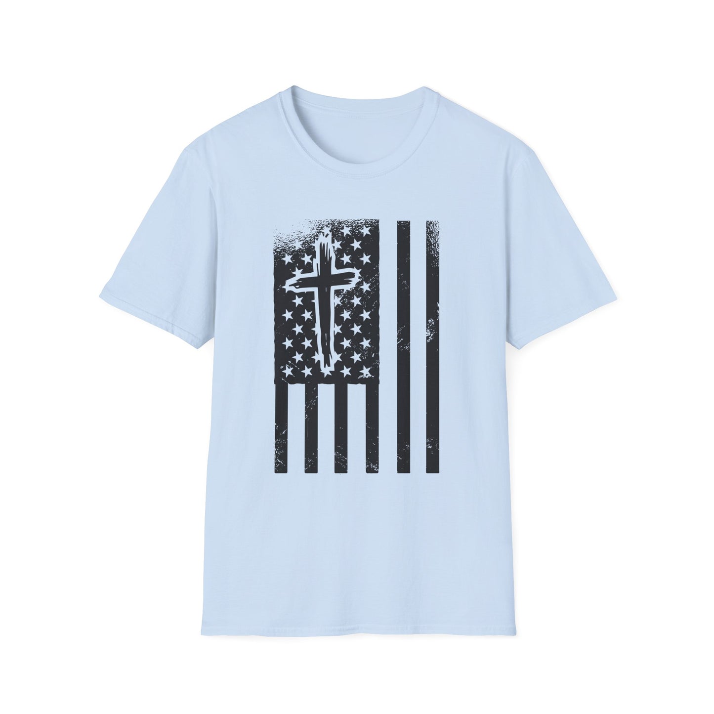 Cross And Flag Faith T-Shirt
