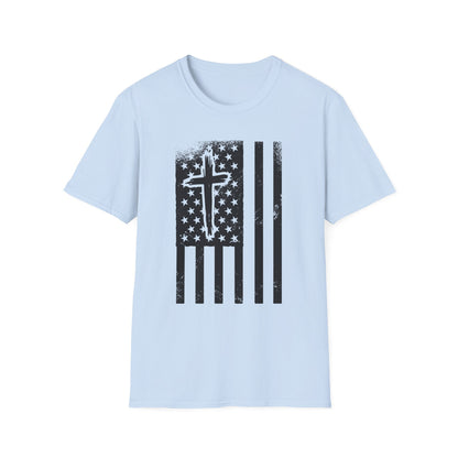 Cross And Flag Faith T-Shirt