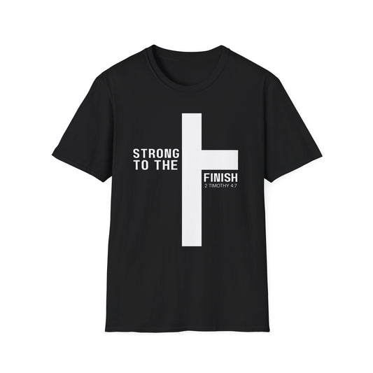 Strong to the Finish 2 Timothy 4:7 T-Shirt
