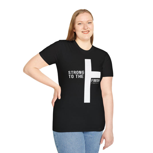 Strong to the Finish 2 Timothy 4:7 T-Shirt