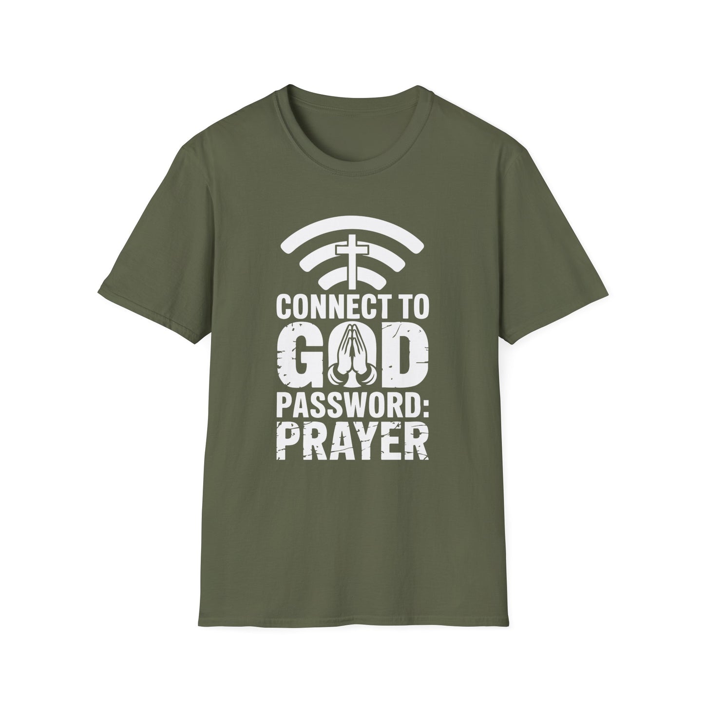 Connect To God Password: Prayer T-Shirt