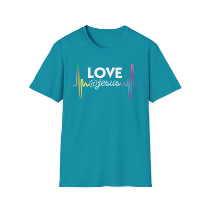 Love @Jesus Modern Design T-Shirt