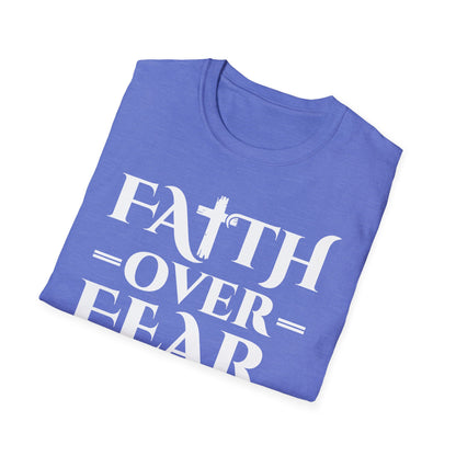 Faith Over Fear T-Shirt - Psalm 118:6 Bible Verse T-Shirt