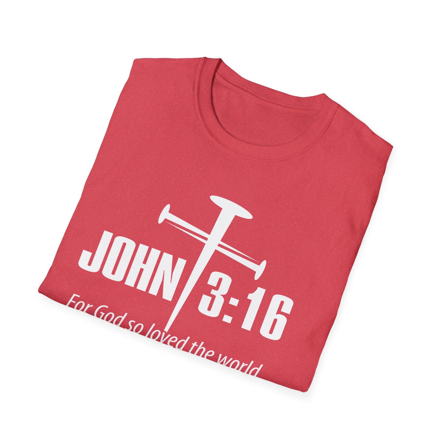 John 3:16 Nail Cross T-Shirt