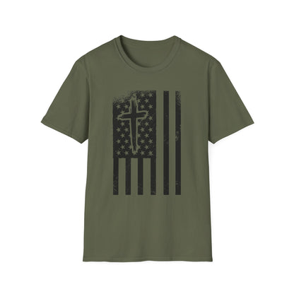 Cross And Flag Faith T-Shirt
