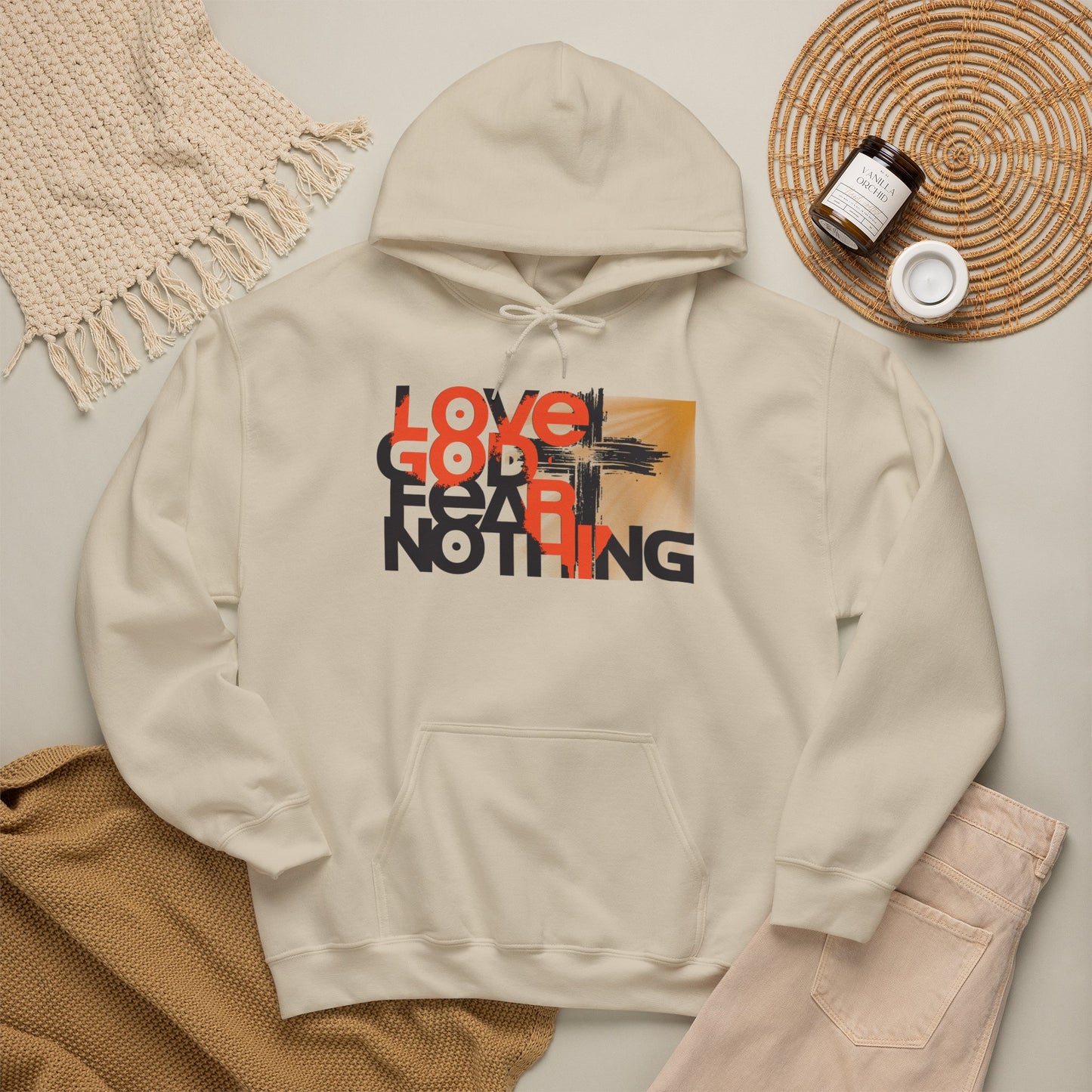 Love God Fear Nothing Christian Hoodie