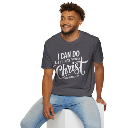 I Can Do All Things Through Christ - Philippians 4:13 T-Shirt