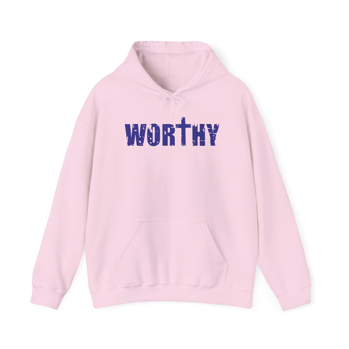 Worthy Inspirational Christian Hoodie — Faith-Based Scripture Sweatshirt