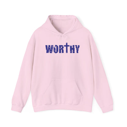 Worthy Inspirational Christian Hoodie — Faith-Based Scripture Sweatshirt