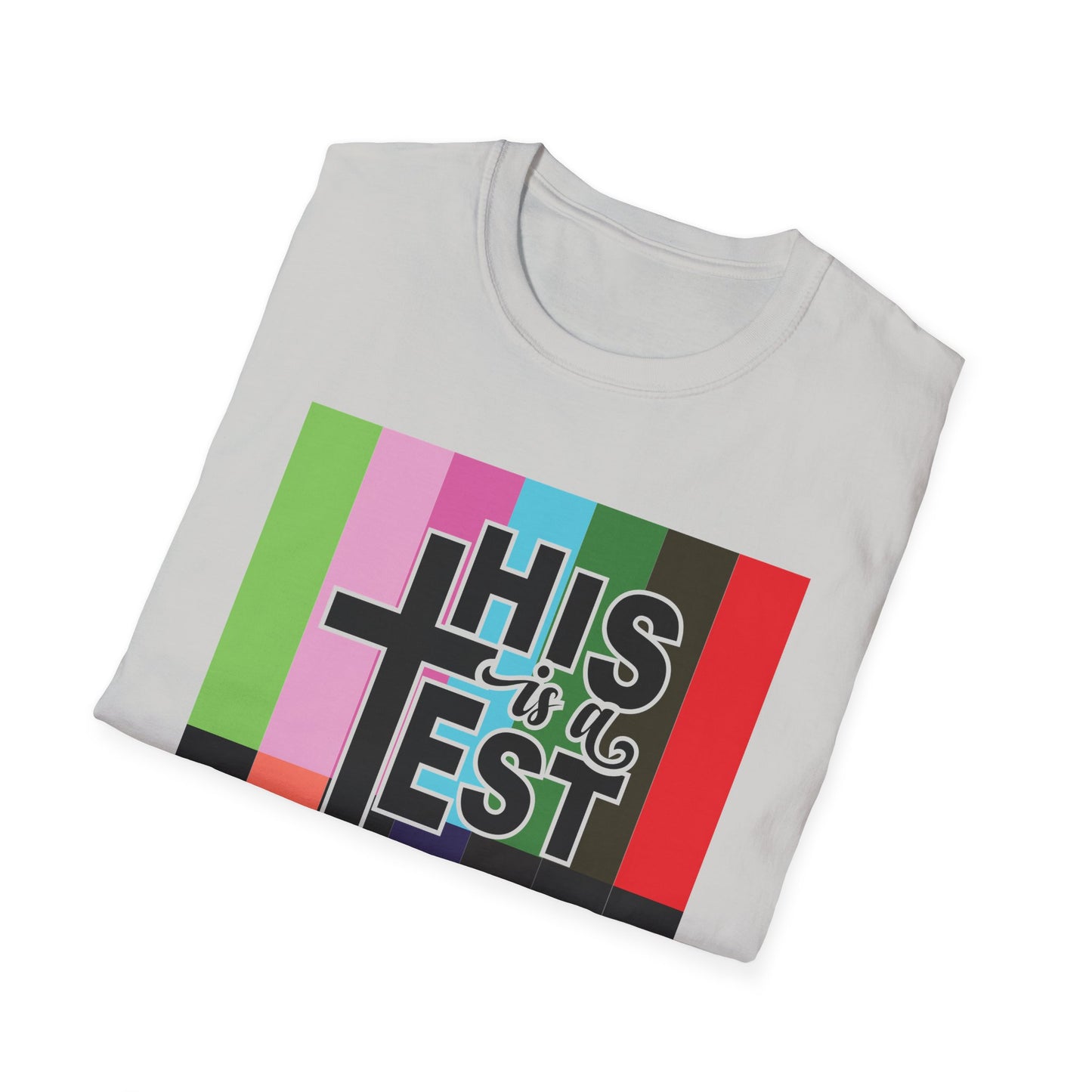 This Is A Test Retro TV Design T-Shirt