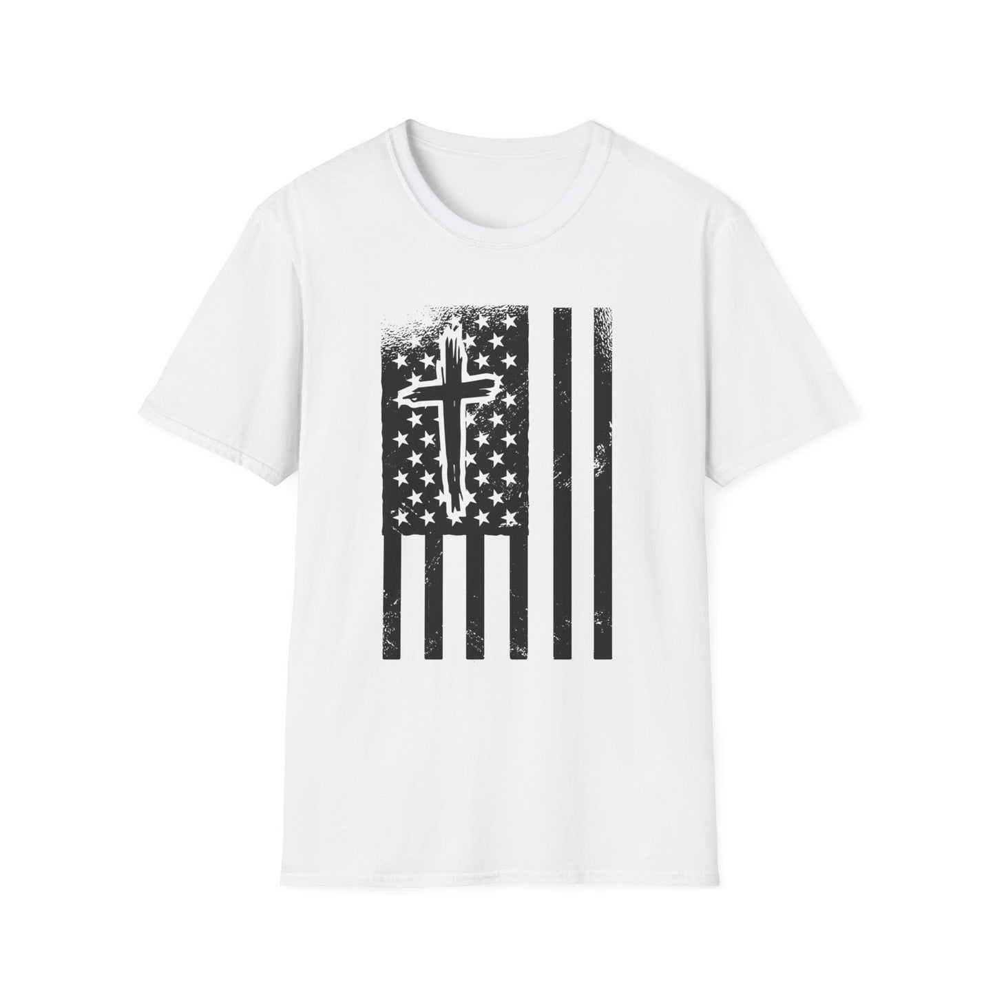 Cross And Flag Faith T-Shirt