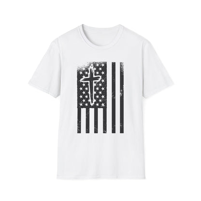 Cross And Flag Faith T-Shirt