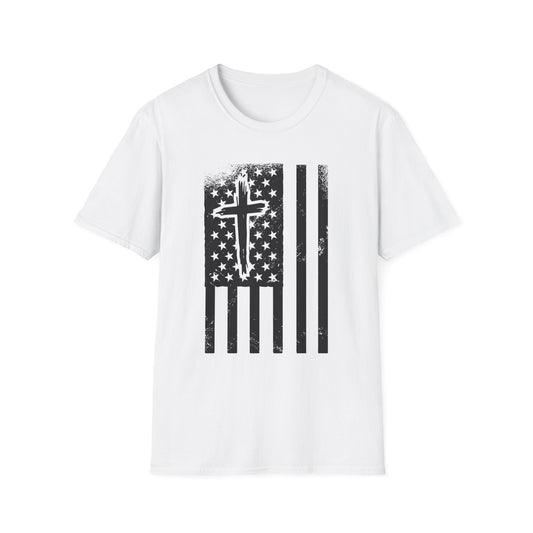 Cross And Flag Faith T-Shirt