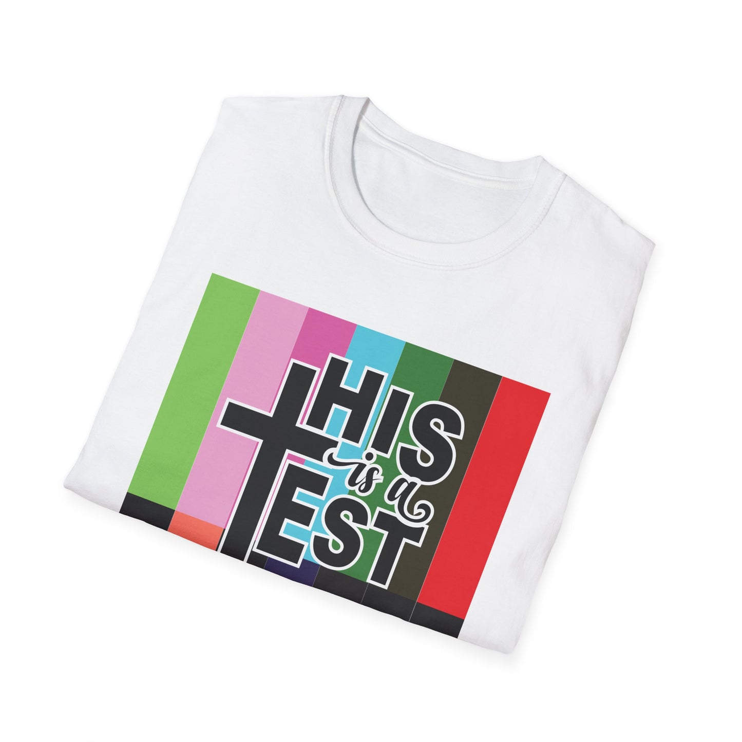 This Is A Test Retro TV Design T-Shirt