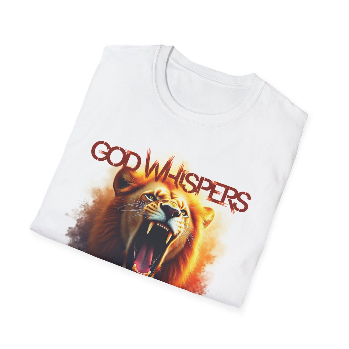 God Whispers Then I Roar Lion Of Zion T-Shirt