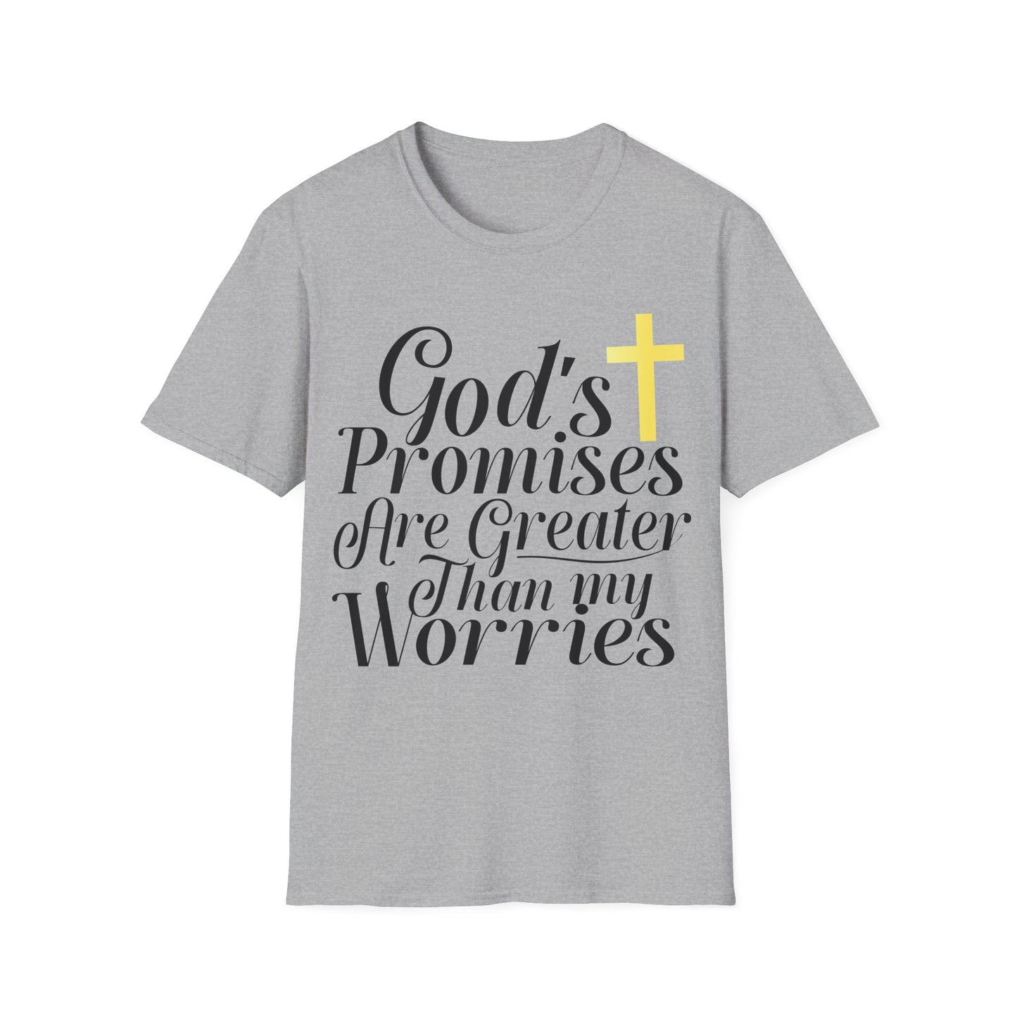 God Promises Are Greater Than My Worries Christian T-Shirt
